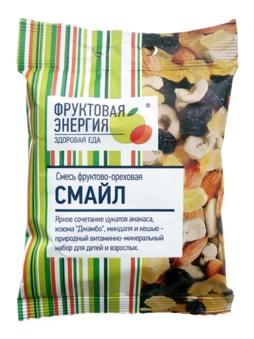 Фрути-Смайл смесь фруктово-ореховая  в Казахстане, интернет-аптека Aurma.kz