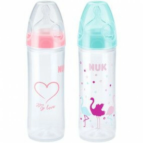 Nuk New Classik Love PP с латексной соской FC 150мл размер 1 10743595 Бутылочки пластиковые _ №1