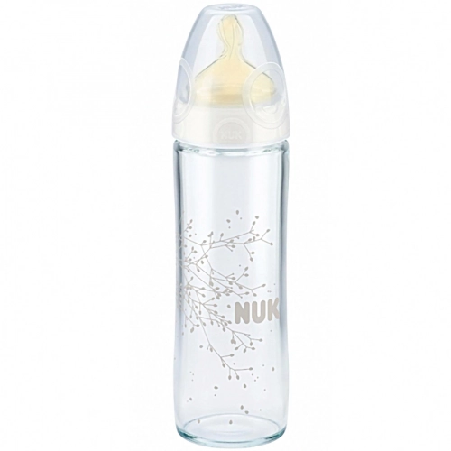 Бутылочка Nuk Classik стеклянная с латексной соской размер 1 10745079  в Казахстане, интернет-аптека Aurma.kz