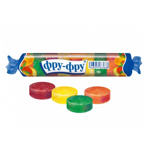 Фру-Фру Мармелад жевательный Трубочка  в Казахстане, интернет-аптека Aurma.kz