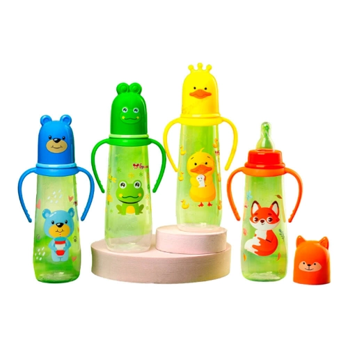 Бусинка Бутылочка пластиковая с ручками 7704	  в Казахстане, интернет-аптека Aurma.kz