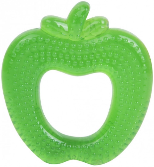 Бусинка Кольцо зубное/прорезыватель наполненное водой Яблоко 1087  в Казахстане, интернет-аптека Aurma.kz