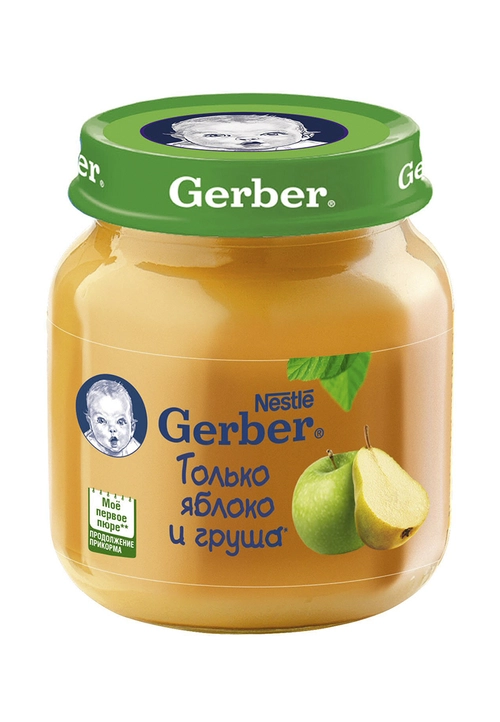 Gerber яблоко груша _ 130г №1