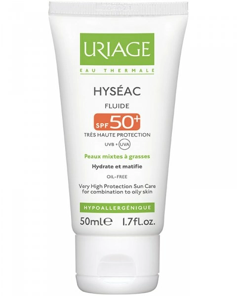 Урьяж Uriage Hyseac Fluide SPF50+ 1932 Крем в Казахстане, интернет-аптека Aurma.kz