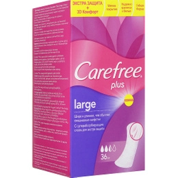 Carefree Large Plus ежедневные  Прокладки ежедневные _ №36