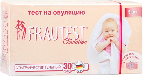 Тест для определения овуляции Frautest Ovulation Тест в Казахстане, интернет-аптека Рокет Фарм