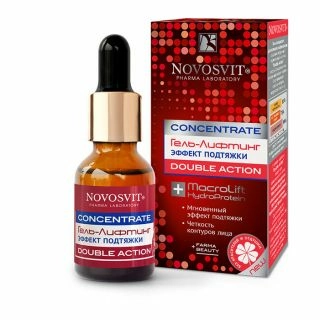 Новосвит Novosvit Concentrate Double Action Гель-лифтинг эффект подтяжки Гель в Казахстане, интернет-аптека Рокет Фарм