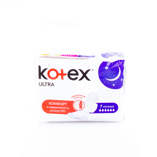 Прокладки Котекс Kotex Ultra Night Прокладки в Казахстане, интернет-аптека Рокет Фарм