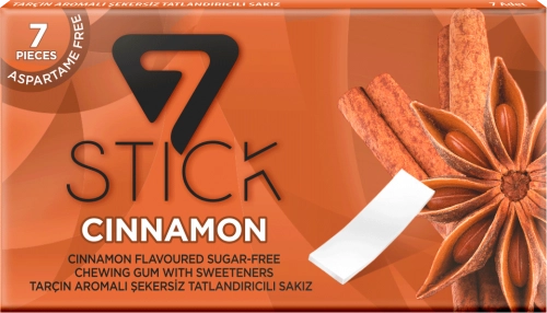 Жевательная резинка 7STICK Cinnamon  в Казахстане, интернет-аптека Aurma.kz