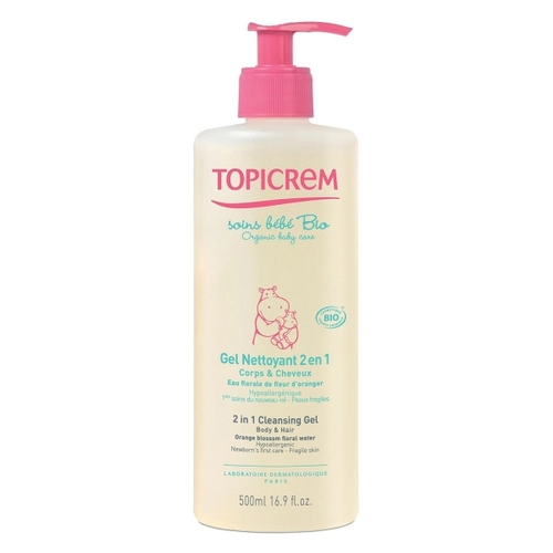 Topicrem Organic baby care Гель очищающий 2 в 1 Гель 500мл 