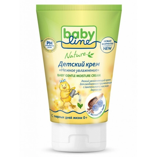 Babyline Nature крем детский увлажняющий с экстрактом льна (DC02) Крем 125мл №1