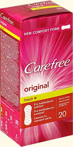 Carefree Original Fresh ежедневные Прокладки ежедневные _ №20