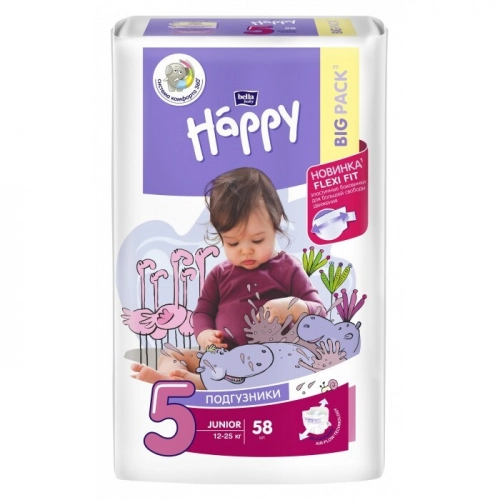 Подгузники Happy Bella Junior (12-25 кг) в Казахстане, интернет-аптека Aurma.kz