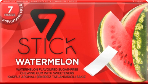 Жевательная резинка 7STICK Watermelon  в Казахстане, интернет-аптека Aurma.kz