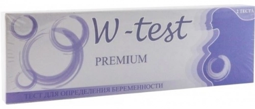 Тест для определения беременности W-test Premium Тест в Казахстане, интернет-аптека Aurma.kz