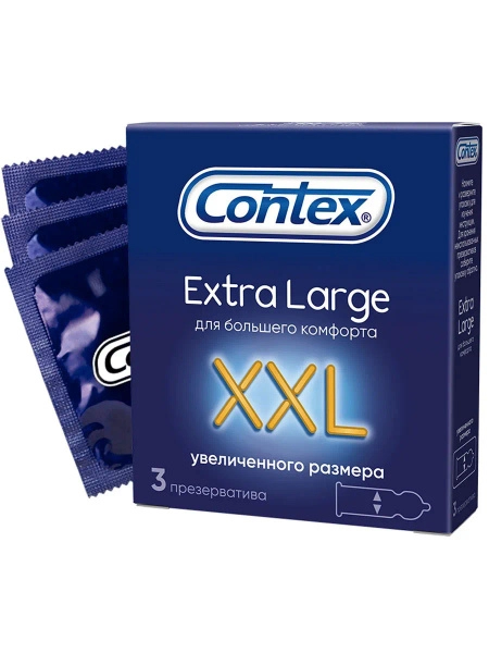 Презервативы Контекс Extra large XXL Презервативы в Казахстане, интернет-аптека Рокет Фарм