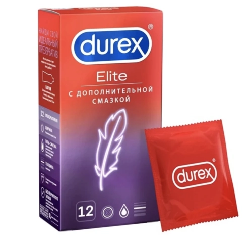 Презервативы Дюрекс Durex Elite особо тонкие Презервативы в Казахстане, интернет-аптека Aurma.kz