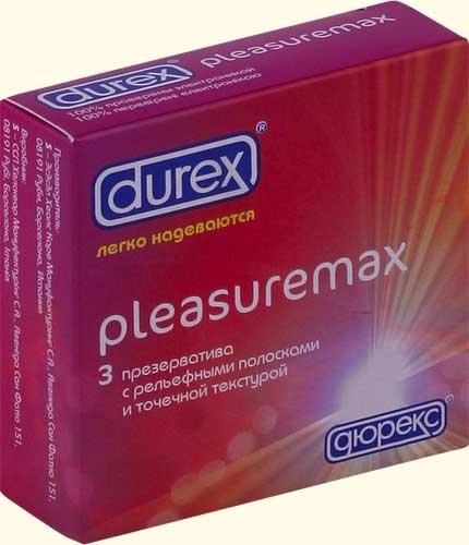 Презервативы Дюрекс Durex PleasureMax рельефные с анестетиком Презервативы в Казахстане, интернет-аптека Рокет Фарм