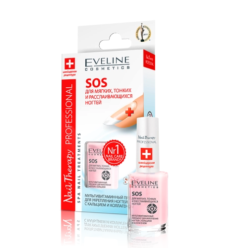 Eveline Nail Therapy Professional SOS Лак в Казахстане, интернет-аптека Aurma.kz