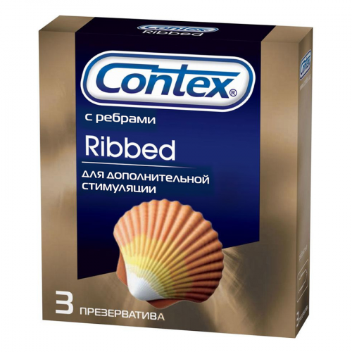 Презервативы Контекс Contex Ribbed Презервативы в Казахстане, интернет-аптека Aurma.kz