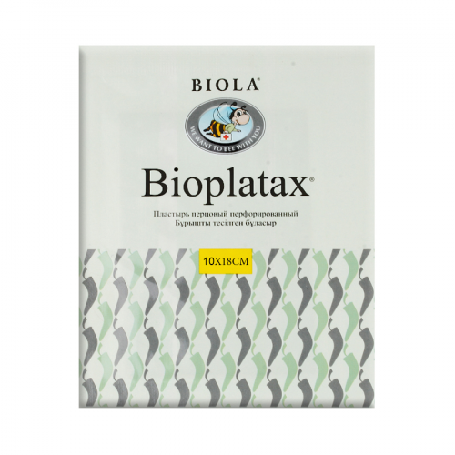 Пластырь перцовый 10смх18см Bioplatax перфорированный Лейкопластырь в Казахстане, интернет-аптека Рокет Фарм