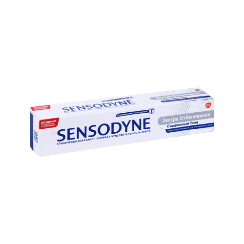 Паста зубная Сенсодин Sensodyne Extra отбеливание Паста в Казахстане, интернет-аптека Aurma.kz