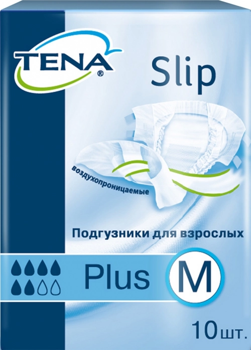 Подгузники урологические Tena Slip Plus Medium M  в Казахстане, интернет-аптека Aurma.kz