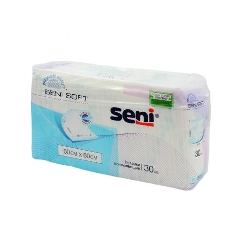 Пеленки гигиенические Seni Soft Basic 60 см х 60 см в Казахстане, интернет-аптека Aurma.kz