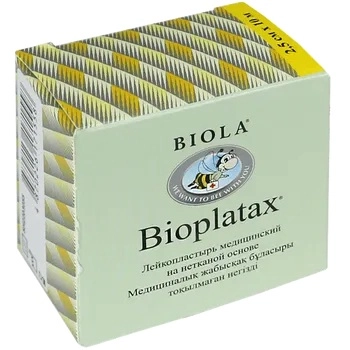 Лейкопластырь 1,25см х 10м Bioplatax фиксирующий на нетканной основе  в Казахстане, интернет-аптека Aurma.kz