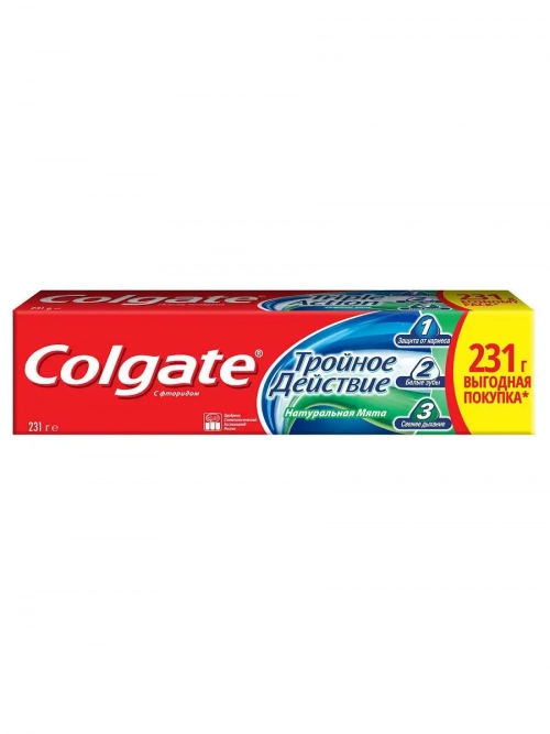 Colgate Тройное действие Паста в Казахстане, интернет-аптека Рокет Фарм