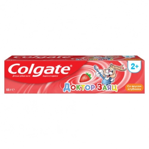 Colgate Доктор Заяц со вкусом клубники Паста в Казахстане, интернет-аптека Рокет Фарм