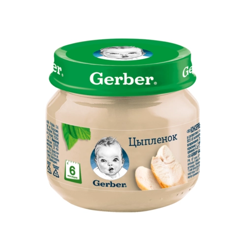Gerber цыпленок с 6 месяцев _ 80г №1
