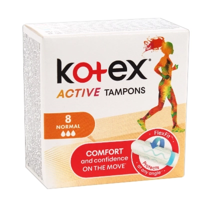 Тампоны Котекс Kotex Active Normal Тампоны в Казахстане, интернет-аптека Aurma.kz