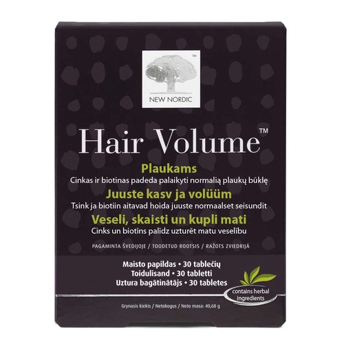 Hair Volume Нью Нордик № 30 1360 мг Таблетки в Казахстане, интернет-аптека Рокет Фарм