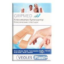 Пластырь-повязка VeolesPlast+ ВеолесПласт+ 30смх10см стерильный с абсорбирующей подушечкой на нетканой перфорированной основе воздухопроницаемый Прочие медицинские пластыри 