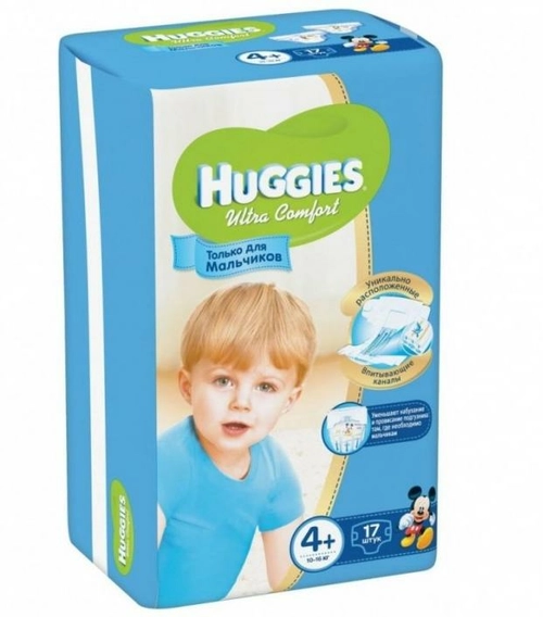 Huggies Ultra Comfort 4+ Boy (10-16кг) Подгузники _ №17