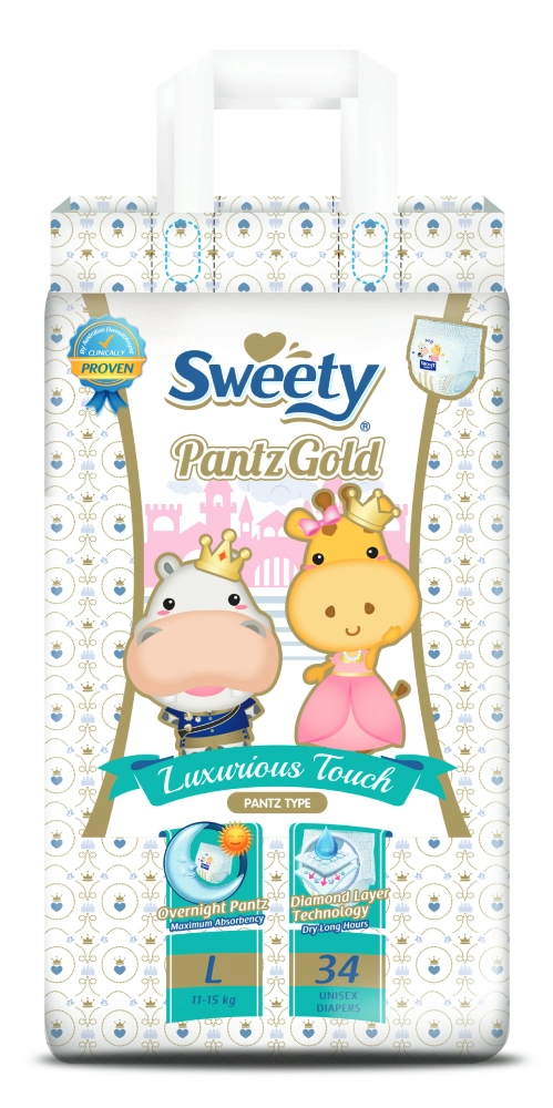 Трусики Sweety Pantz Gold L34 Трусики в Казахстане, интернет-аптека Aurma.kz