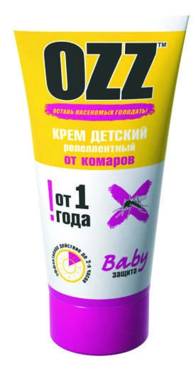 Крем репеллент детский от 1 года откомаров OZZ
