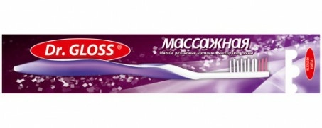 Щетка зубная Dr.Gloss массажная