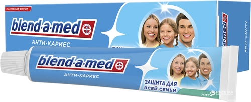 Blend-a-med Анти-кариес Защита для всей семьи Паста в Казахстане, интернет-аптека Рокет Фарм