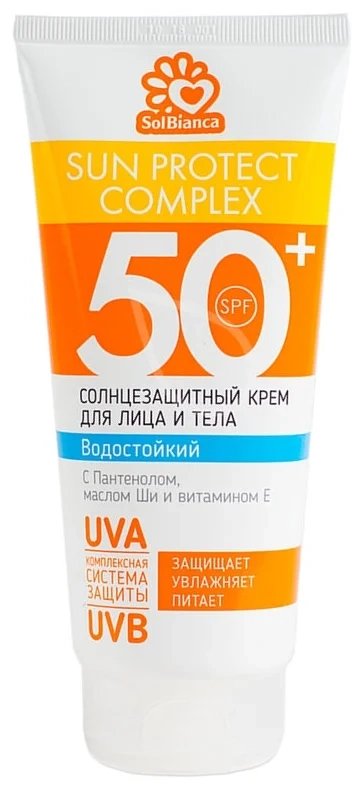 SolBianca Sun Protect Complex SPF50+ Крем в Казахстане, интернет-аптека Рокет Фарм