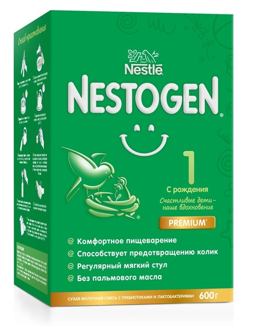 Nestle Нестожен Nestogen 1 Premium с 0 месяцев 600 №1