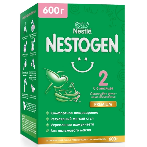 Nestle Nestogen 2 Premium с 6 месяцев Смесь в Казахстане, интернет-аптека Рокет Фарм