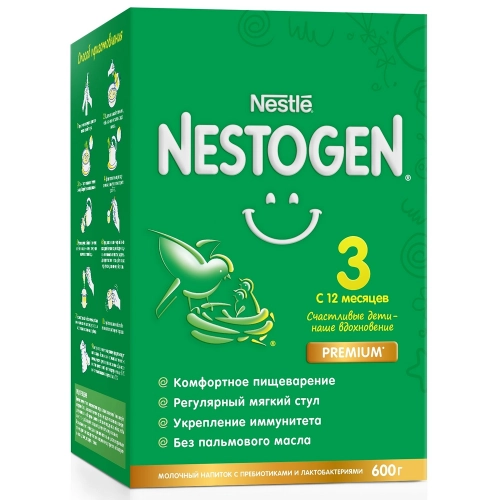 Nestle Nestogen 3 Premium с 12 месяцев Смесь в Казахстане, интернет-аптека Рокет Фарм