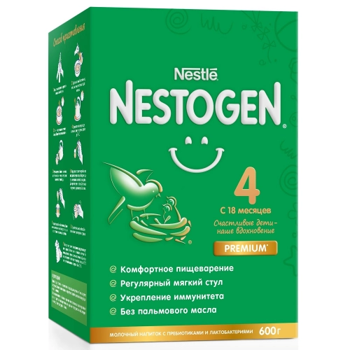 Nestle Nestogen 4 Premium с 18 месяцев Смесь в Казахстане, интернет-аптека Рокет Фарм