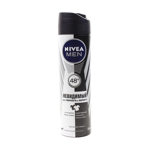NIVEA MEN невидимый черное и белое Спрей в Казахстане, интернет-аптека Aurma.kz