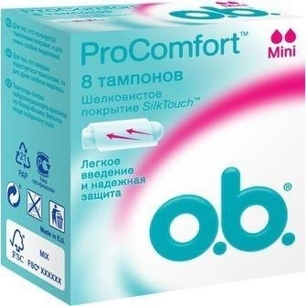 Тампоны ОБи O.B. pro comfort Mini  в Казахстане, интернет-аптека Aurma.kz