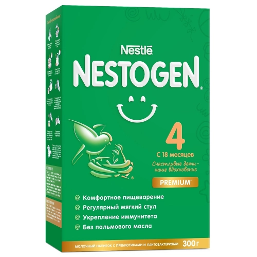 Nestle Nestogen 4 Premium с 18 месяцев Смесь в Казахстане, интернет-аптека Рокет Фарм