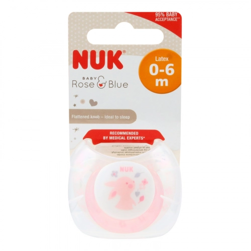 NUK Baby Rose & Blue Classik Пустышки в Казахстане, интернет-аптека Aurma.kz