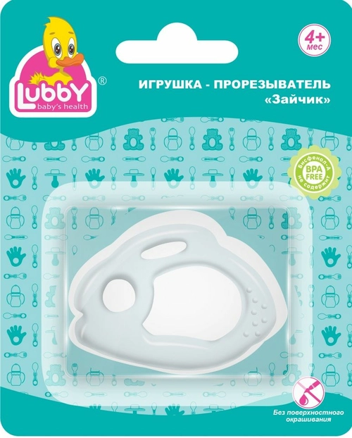 Прорезыватель Зайчик 4+ Lubby Прорезыватели для зубов - №1